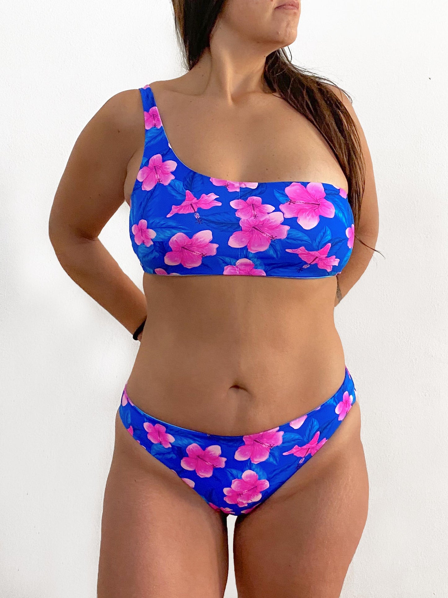 Bikini VAIMITI azul REVERSIBLE